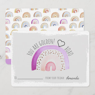 You Are Golden Rainbow Valentines Classroom