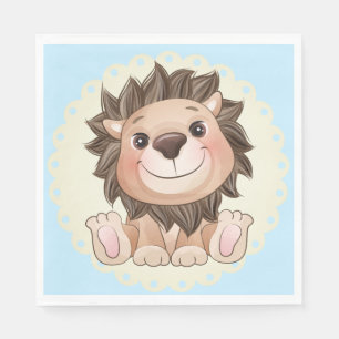 You are Grrreat Cute Lion Baby Boy Napkin
