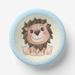 You are Grrreat Cute Lion Baby Boy  Paper Plate