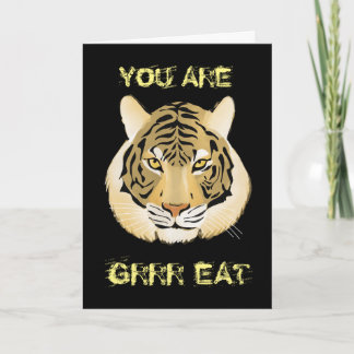 You are Grrreat in black Holiday Card