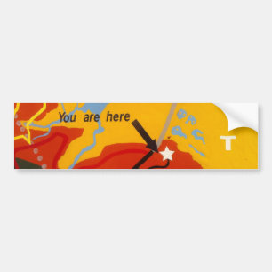 You Are Here bumper sticker
