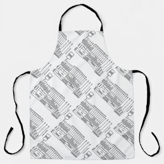 You Are Here Geological Age Earth's History Humour Apron