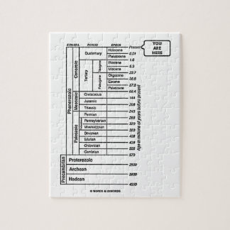 You Are Here (Geological Age Earth's History) Jigsaw Puzzle
