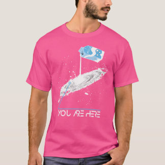 You Are Here Milky Way Galaxy Astronomy T-Shirt