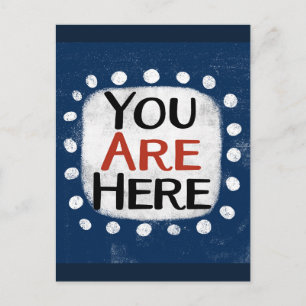 You Are Here Postcard
