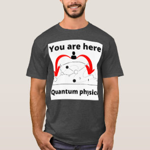 You are here Quantum physics  T-Shirt