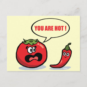You are hot ! postcard