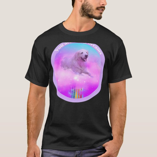 You Are In My Dreams Lgbt Dog Labrador Rainbow T-Shirt (Front)