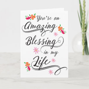 You are Inspiring Beautiful courageous amazing Holiday Card
