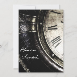 You are Invited...Clock Face Invitation