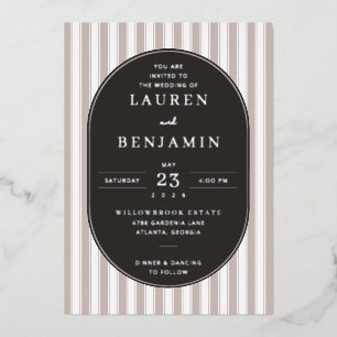 You Are Invited Elegant Beige Serif