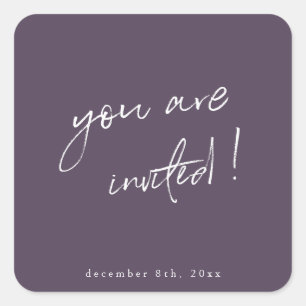 You are Invited Holiday Sticker