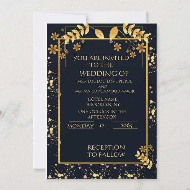 You are invited  invitation (Back)