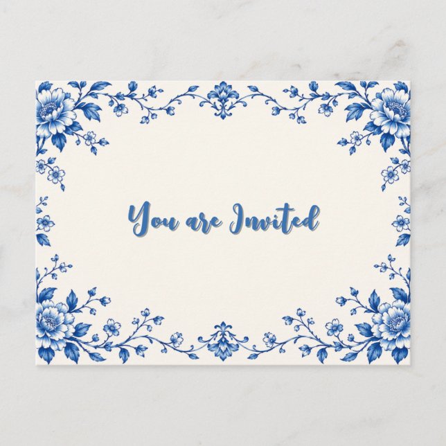 You are invited postcard (Front)