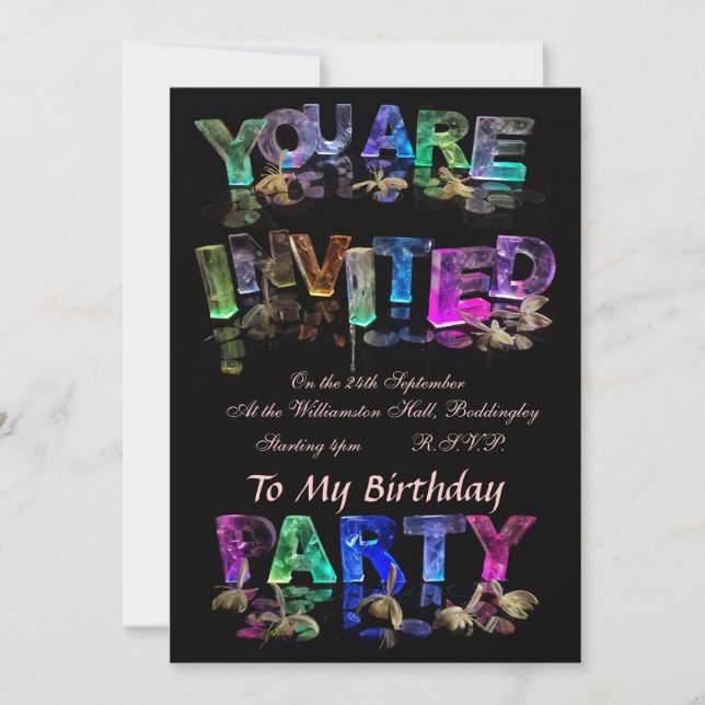 You Are Invited to a Party Invitation (Front)