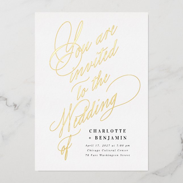 You Are Invited To Our Wedding (Front)