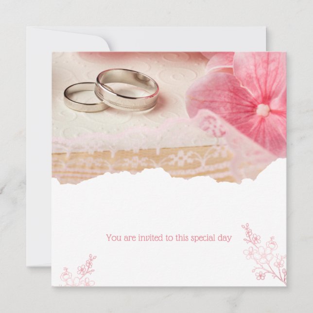 You are invited to this special day invitation (Front)