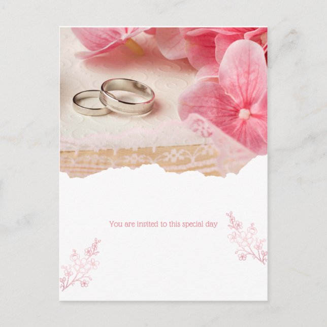 You are invited to this special day postcard (Front)