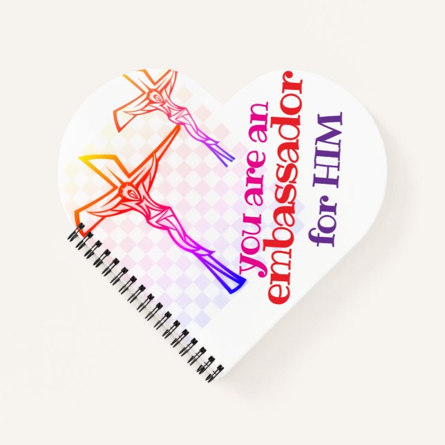 You are Jesus' Ambassador Tote Notebook (Front)