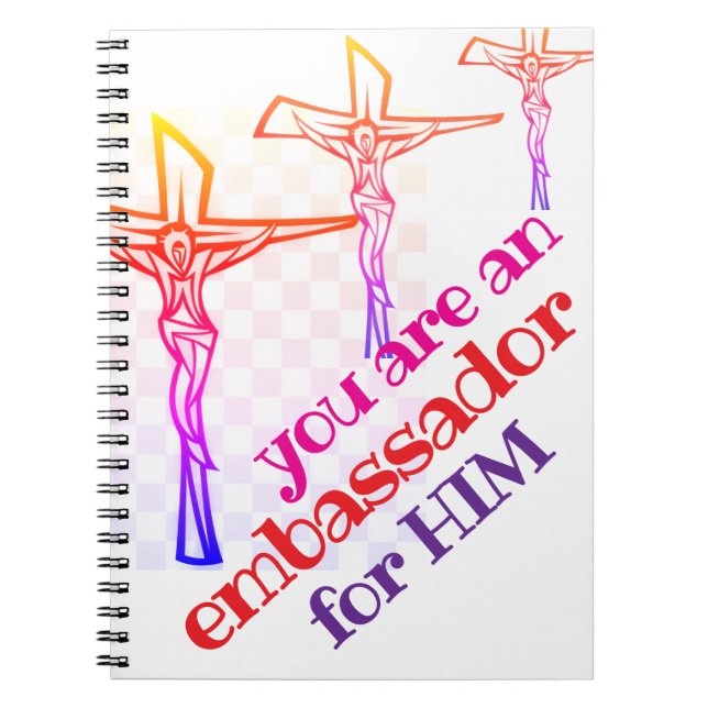 You are Jesus' Ambassador Tote Notebook (Front)