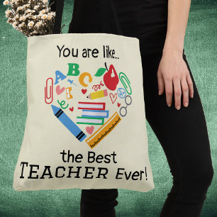 You are like...the Best Teacher Ever Customisable Tote Bag