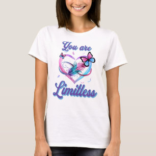 You Are Limitless Butterfly Heart T-Shirt