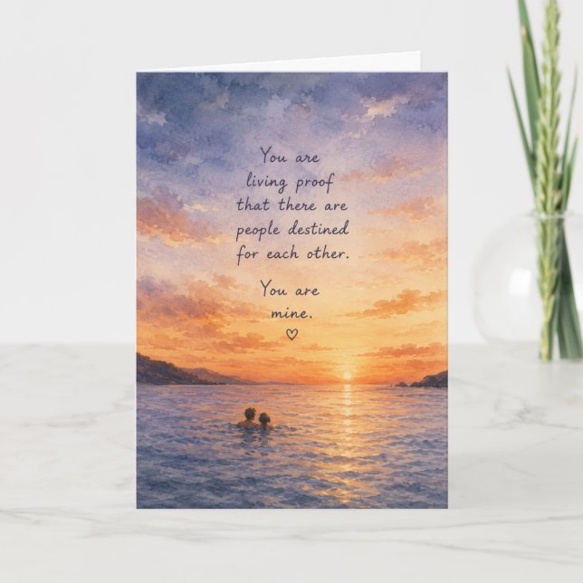 You Are Living Proof Greeting Card (Front)