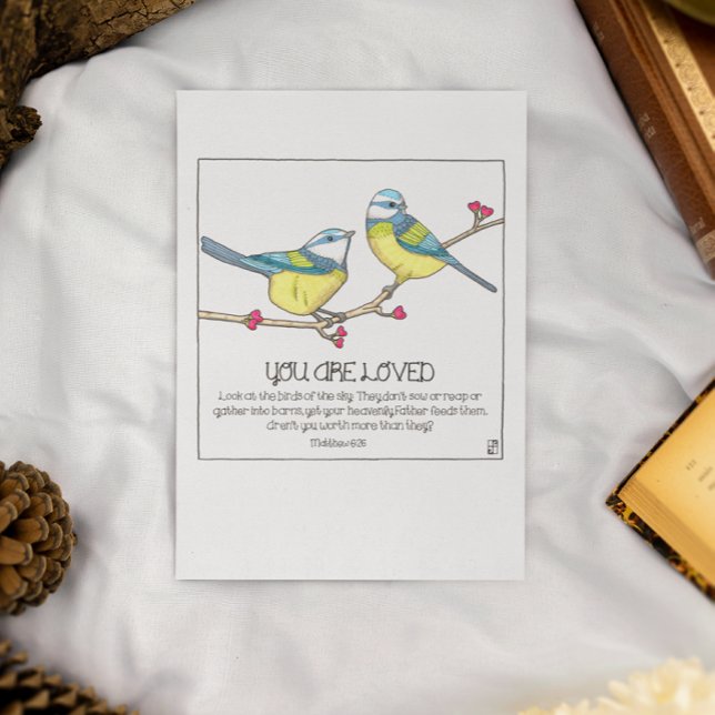 You Are Loved Birds Birthday Day Card (Creator Uploaded)