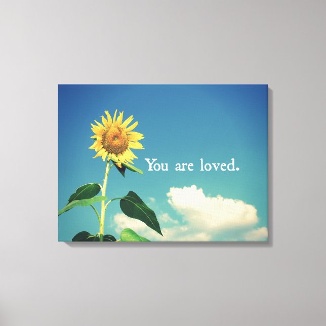 You are Loved Canvas Print (Front)