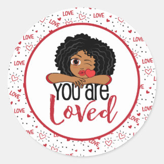 You Are Loved Classic Round Sticker