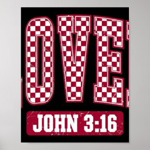 You Are Loved John 3_16 For God So Loved The World Poster