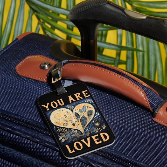 You Are Loved Luggage Tag (Front Insitu 1)
