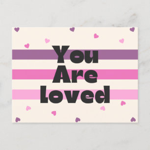 You Are Loved Platonic Valentine Postcard