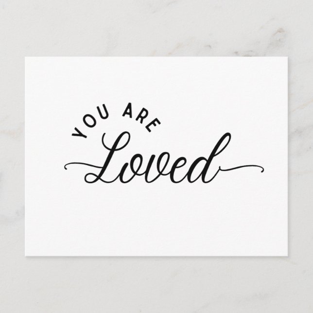 You are Loved Postcard (Front)