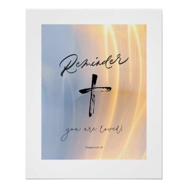 You are loved poster (Front)