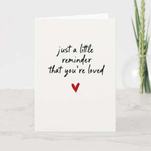You Are Loved Reminder Card