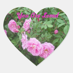 You Are Loved Rose Sticker