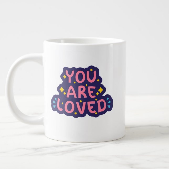 You Are Loved 😁 speciality mug (Left)