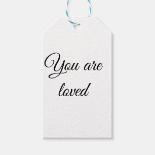You are loved sun motivation quote mindful blessed gift tags