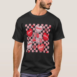 You are Loved Worthy Enough Candy Heart Teacher Va T-Shirt