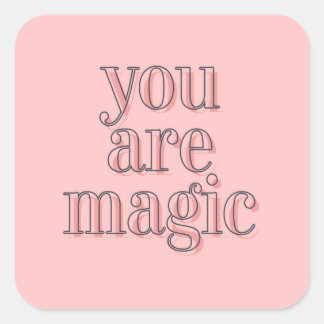 You Are Magic Sticker Weaving Fibre Arts