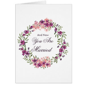 "You Are Married" Congratulations Wedding Card