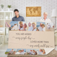 You are Missed 10 Photo Border Almond Remembrance