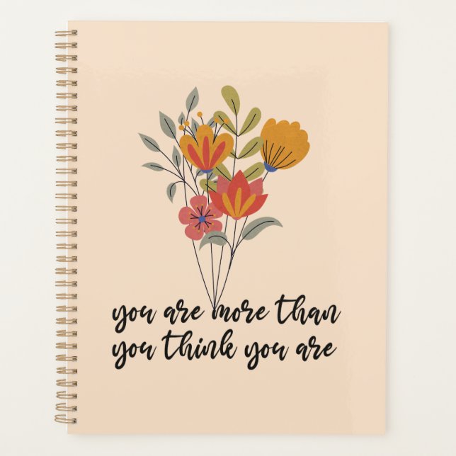 You Are More Than You Think You Are Planner (Front)