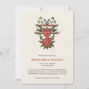 You Are my Anchor Wedding Invitation