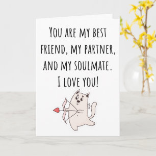 You Are My Best Friend Valentine's Day Folded Card