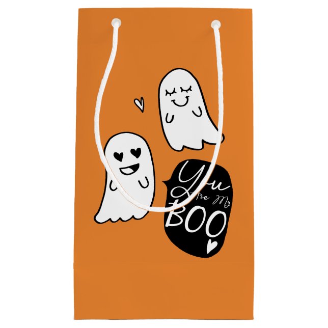 You Are My BOO! | Halloween Ghost Love Small Gift Bag (Front)