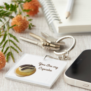 You Are My Cupcake Key Ring