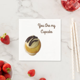 You Are My Cupcake Napkin