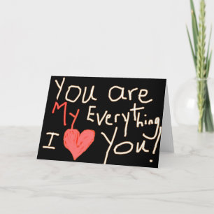 YOU ARE MY EVERYTHING! HOLIDAY CARD